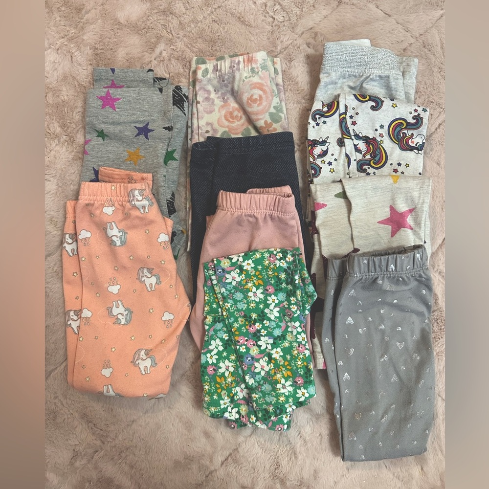 Lot of 10 pairs of 3T leggings